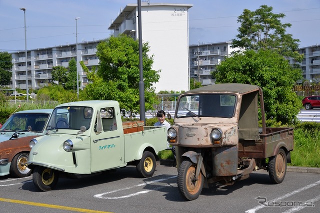 小さくて可愛いサブロク軽が大集合…昭和平成 旧軽自動車大展示会