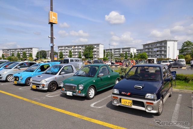 小さくて可愛いサブロク軽が大集合…昭和平成 旧軽自動車大展示会