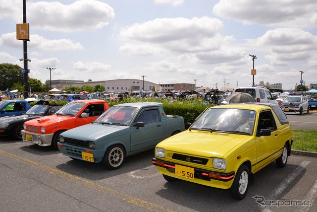 小さくて可愛いサブロク軽が大集合…昭和平成 旧軽自動車大展示会