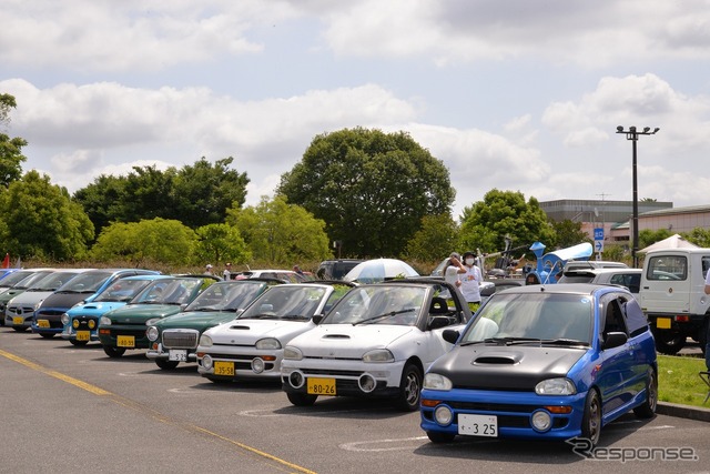 小さくて可愛いサブロク軽が大集合…昭和平成 旧軽自動車大展示会