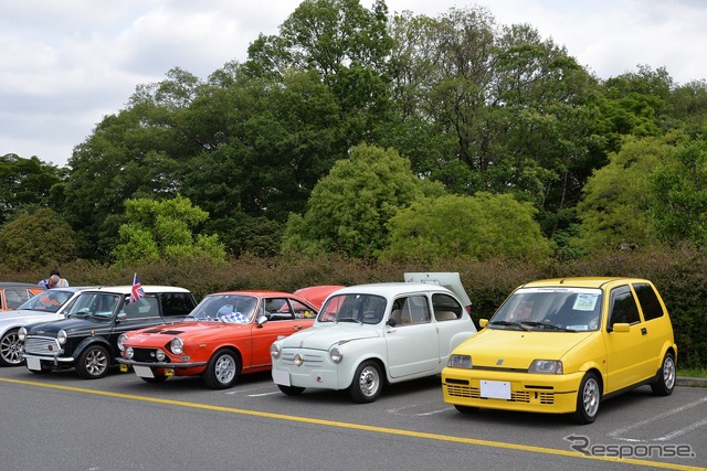 小さくて可愛いサブロク軽が大集合…昭和平成 旧軽自動車大展示会