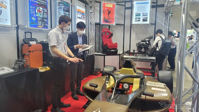 日本自動車レース工業会 ブース（昨年の様子）