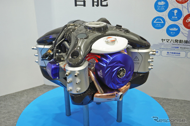 ヤマハ発動機のドローン向けシリーズハイブリッド(SHEV)ユニット(人とくるまのテクノロジー展2023)