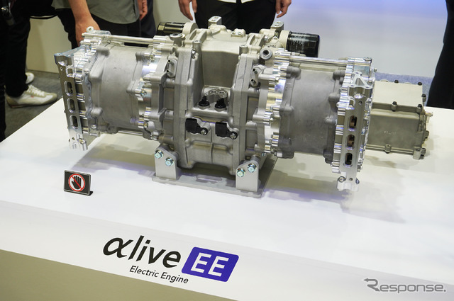 ヤマハ発動機の高性能モーターユニットのコンセプト「αlive EE」(人とくるまのテクノロジー展2023)