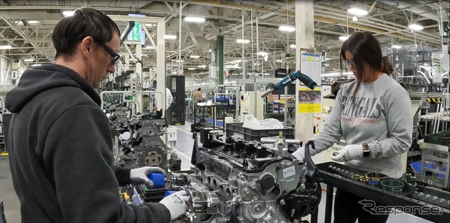 トヨタ・ケンタッキー工場の新エンジン製造ライン