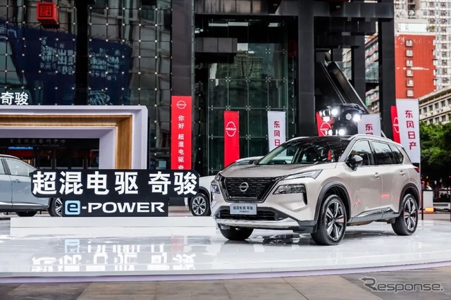 日産 エクストレイル 新型の「e-POWER」(中国仕様)