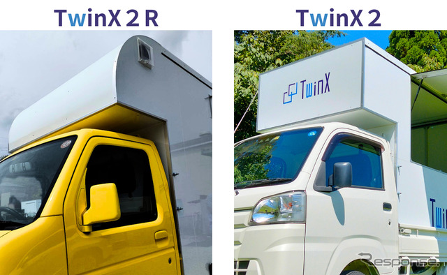 TwinX 2 R（左）とTwinX 2（右）