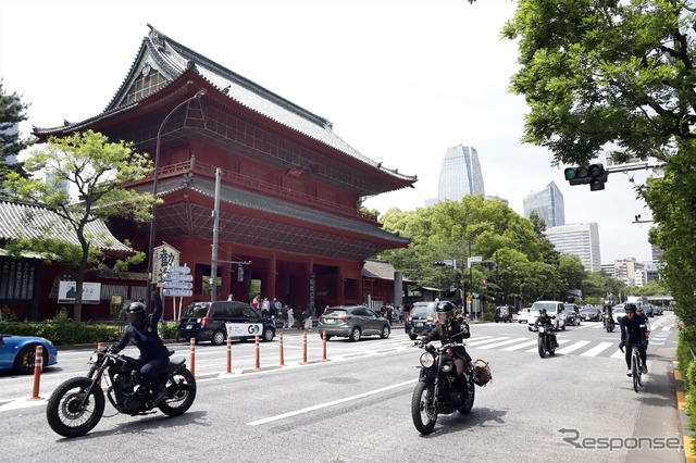 トライアンフ DGR東京ライド