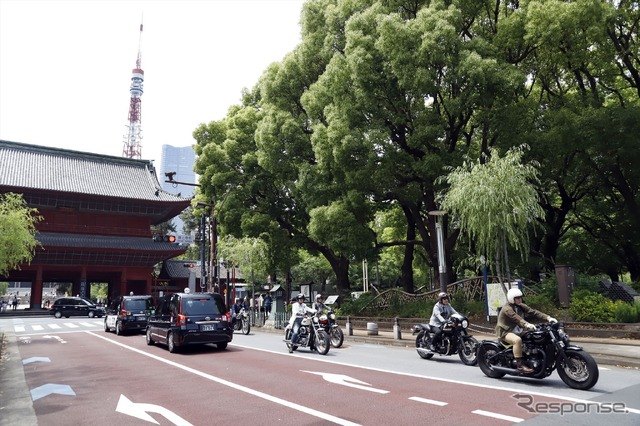 トライアンフ DGR東京ライド