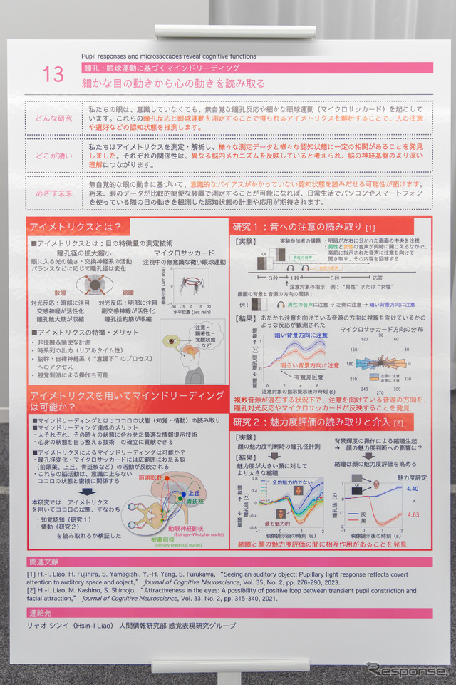 簡単に言えば眼球から心を読み取るという技術。