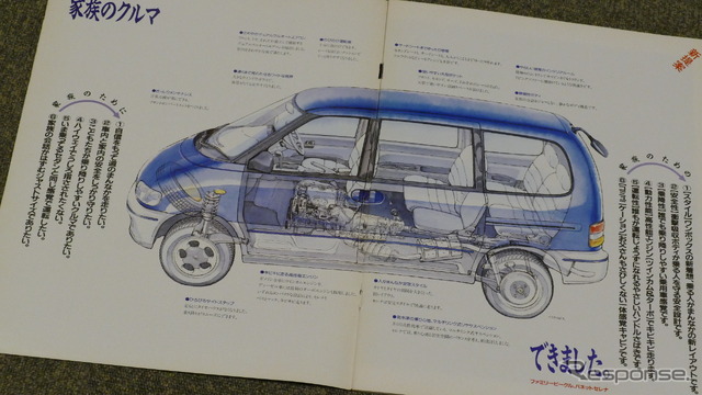 日産セレナ・初代(1991年)のカタログ
