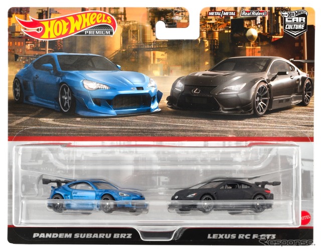 パンデム スバルBRZ (左) レクサス RC F GT3 (右)  / プレミアム2パック（6月発売予定）