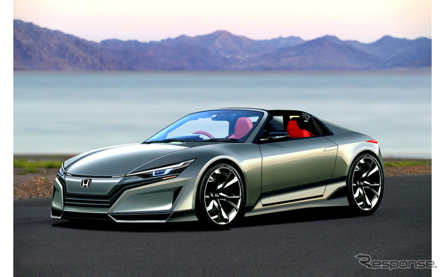 ホンダ「S2000」後継モデルに位置づけられるスポーツEV(予想CG)