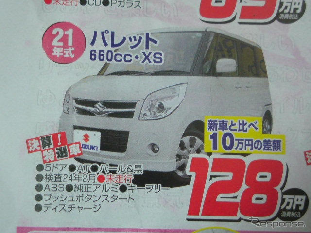 【週末の値引き情報】軽&コンパクトカーが86万円から