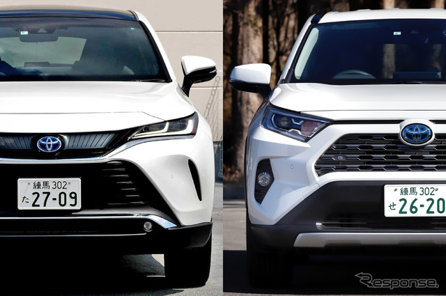 ハリアー vs RAV4