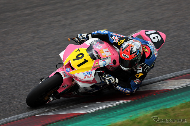 特別スポーツ走行トップタイムで、4メーカー合同テスト6番手相当のタイムを記録したMURAYAMA HONDA(秋吉耕佑/出口修/今野由寛)