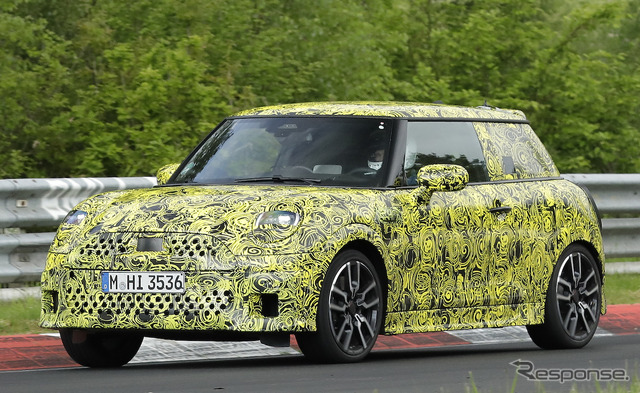 MINI クーパー S 次期型プロトタイプ(スクープ写真)