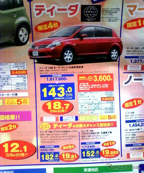 【新車値引き情報】この三連休、まだチャンスはある!!