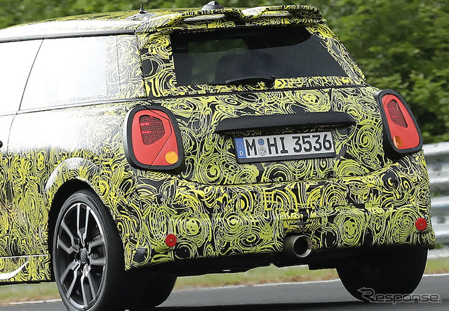MINI クーパー S 次期型プロトタイプ(スクープ写真)