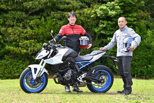 スズキ GSX-8Sと伊丹孝裕と小川勤