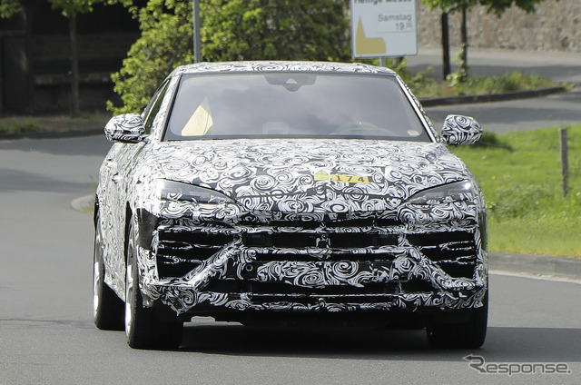 ランボルギーニ ウルス PHEV プロトタイプ(スクープ写真)