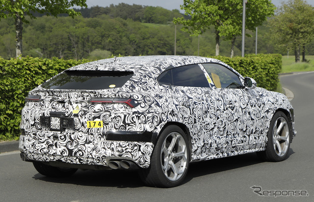 ランボルギーニ ウルス PHEV プロトタイプ(スクープ写真)