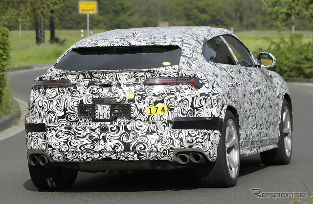 ランボルギーニ ウルス PHEV プロトタイプ(スクープ写真)