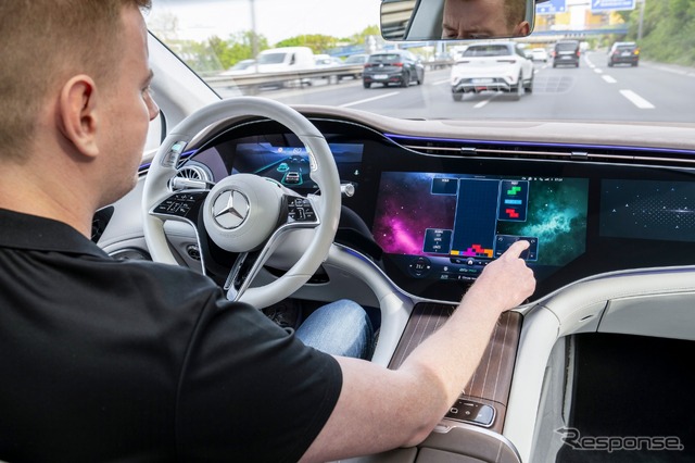 メルセデスベンツ EQS の「DRIVE PILOT」装着車