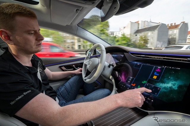 メルセデスベンツ EQS の「DRIVE PILOT」装着車