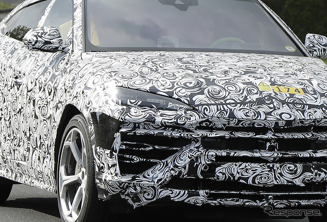 ランボルギーニ ウルス PHEV プロトタイプ(スクープ写真)