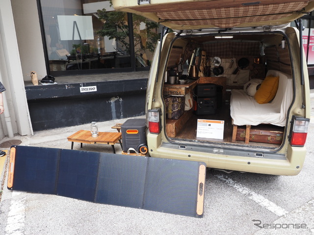 「ソーラージェネレータープラス」シリーズを使った車中泊提案