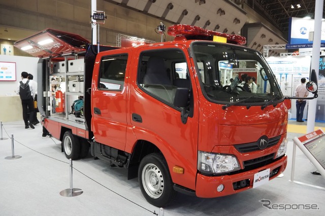 普通免許対応(3.5t未満)多機能消防自動車 REDSEAGULL Light(東京国際消防防災展2023)