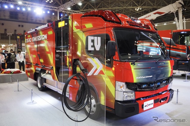EV消防ポンプ自動車 MoEVius concept(東京国際消防防災展2023)