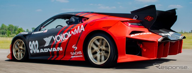 アキュラ NSX タイプS の「アクティブ・エアロ・スタディ」