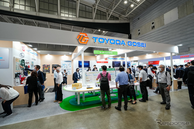 豊田合成ブース(人とくるまのテクノロジー展示2023)