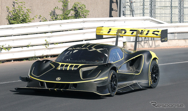 ロータス エヴァイヤX 開発車両(スクープ写真)