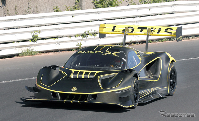 ロータス エヴァイヤX 開発車両(スクープ写真)