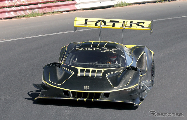 ロータス エヴァイヤX 開発車両(スクープ写真)