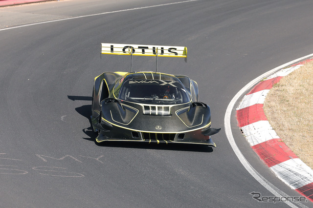 ロータス エヴァイヤX 開発車両(スクープ写真)