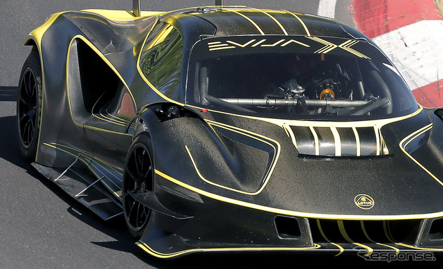 ロータス エヴァイヤX 開発車両(スクープ写真)
