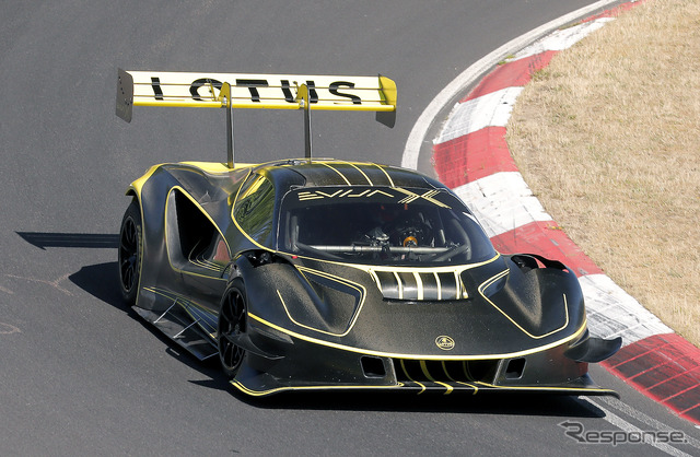 ロータス エヴァイヤX 開発車両(スクープ写真)