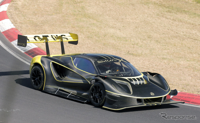 ロータス エヴァイヤX 開発車両(スクープ写真)