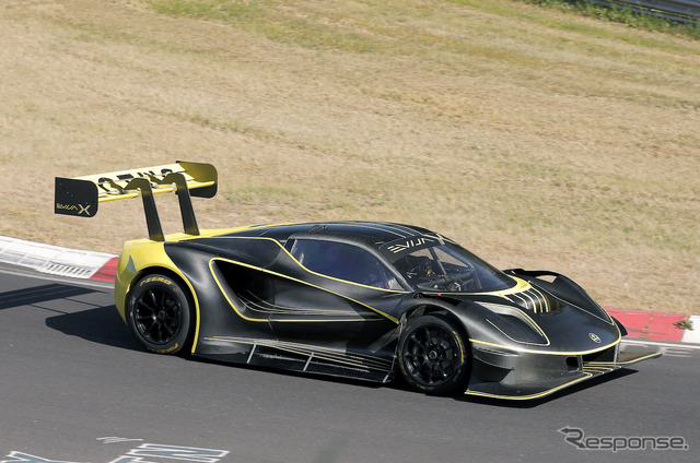 ロータス エヴァイヤX 開発車両(スクープ写真)