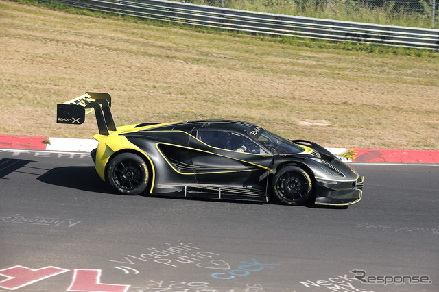 ロータス エヴァイヤX 開発車両(スクープ写真)