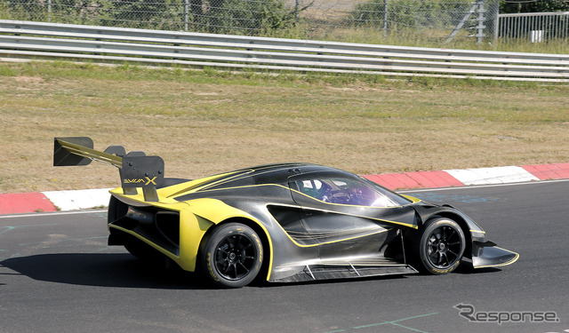 ロータス エヴァイヤX 開発車両(スクープ写真)