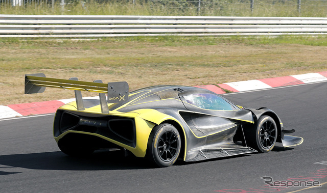 ロータス エヴァイヤX 開発車両(スクープ写真)