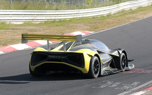 ロータス エヴァイヤX 開発車両(スクープ写真)