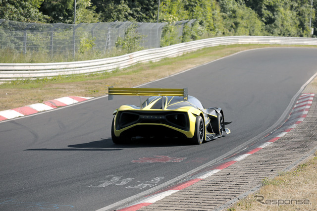 ロータス エヴァイヤX 開発車両(スクープ写真)