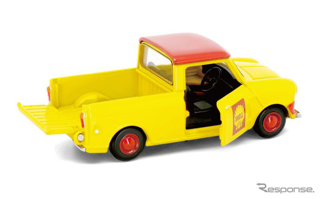 TINY製ミニカー モーリスミニ ピックアップトラック Shell