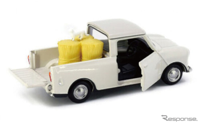 TINY製ミニカー モーリスミニ ピックアップトラック クリーム